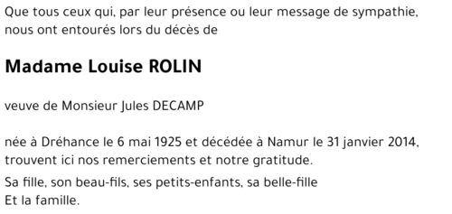 Louise ROLIN