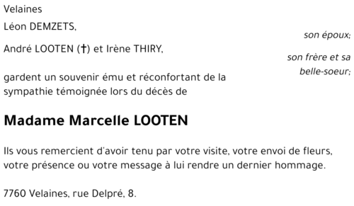 Marcelle LOOTEN
