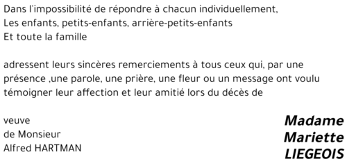 Mariette LIEGEOIS