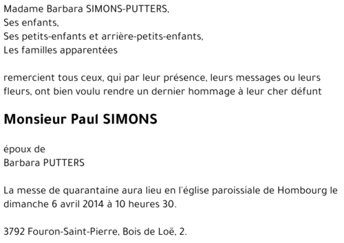 Paul SIMONS