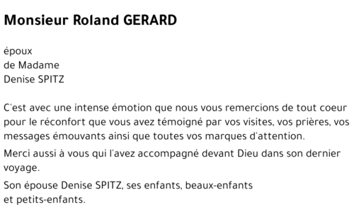 Roland GERARD