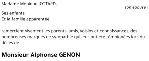 Alphonse GENON