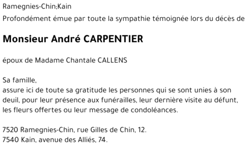 André CARPENTIER