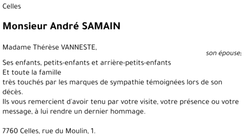 André SAMAIN