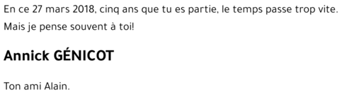 Annick GENICOT