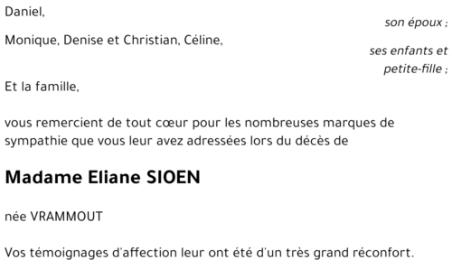 Eliane VRAMMOUT