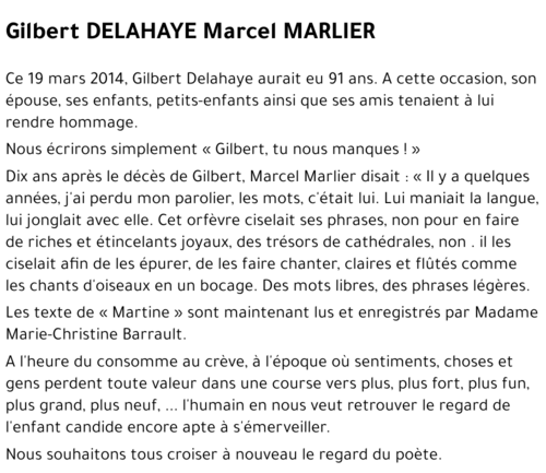 Gilbert DELAHAYE Marcel MARLIER
