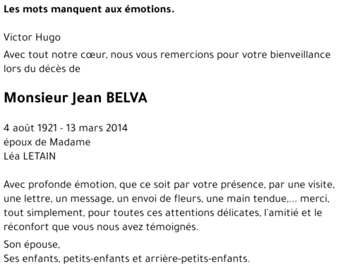 Jean BELVA