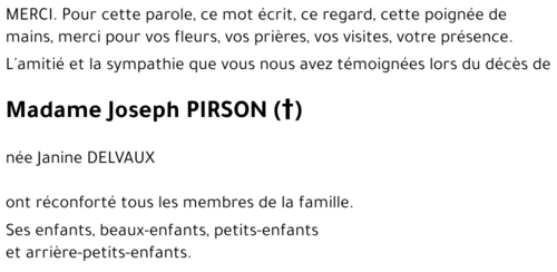 Joseph PIRSON