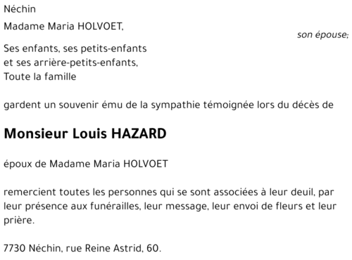 Louis HAZARD