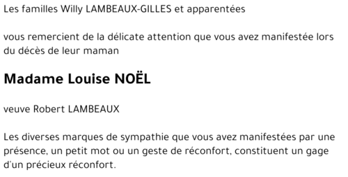 Louise NOËL