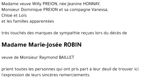 Marie-Josée ROBIN