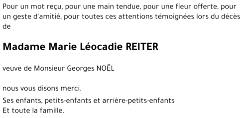 Marie Léocadie REITER