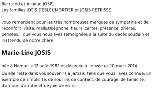 Marie-Line JOSIS