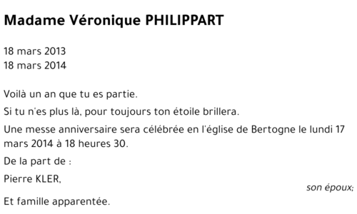 Véronique PHILIPPART