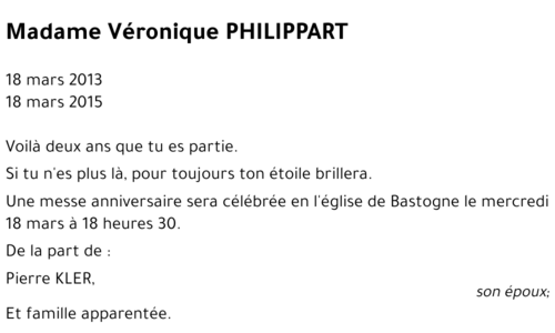 Véronique PHILIPPART