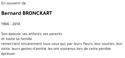Bernard BRONCKART