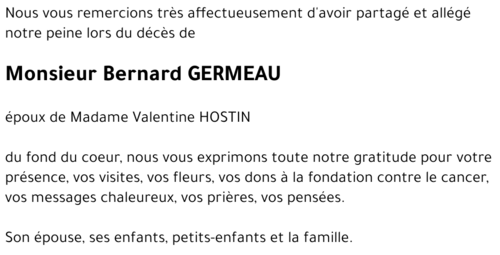 Bernard GERMEAU