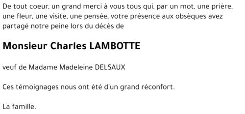 Charles LAMBOTTE