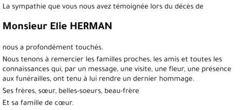 Elie HERMAN