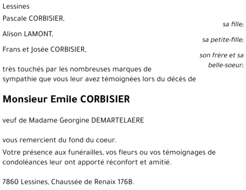 Emile CORBISIER