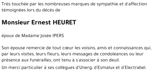 Ernest HEURET