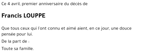 Francis LOUPPE