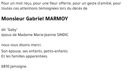 Gabriel MARMOY