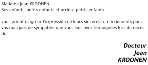 Jean KROONEN