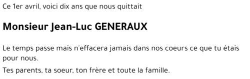 Jean-Luc GENERAUX