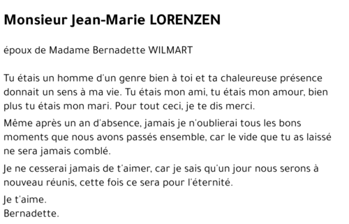 Jean-Marie LORENZEN