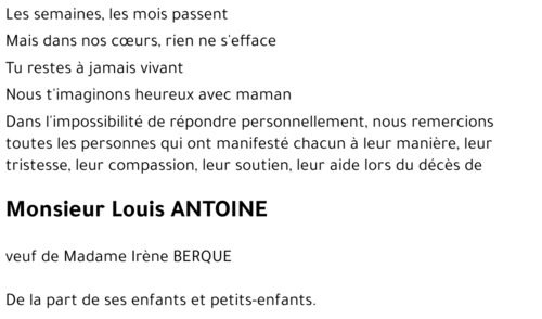 Louis ANTOINE