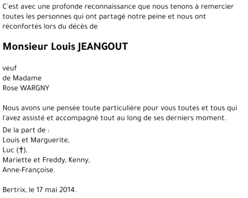 Louis-Félix JEANGOUT