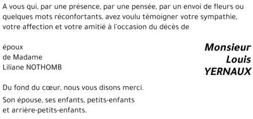 Louis YERNAUX