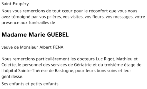 Marie GUEBEL
