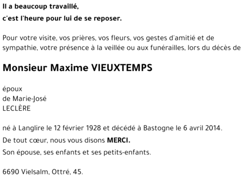 Maxime VIEUXTEMPS