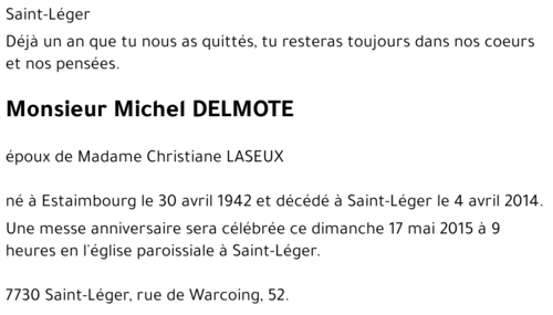 Michel DELMOTE