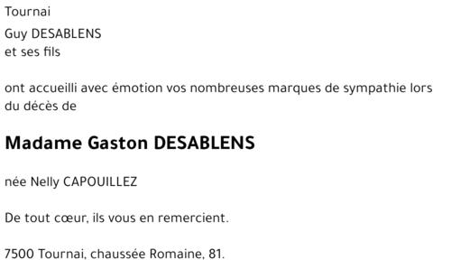 Nelly CAPOUILLEZ