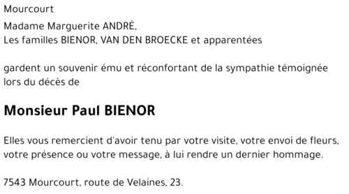 Paul BIENOR