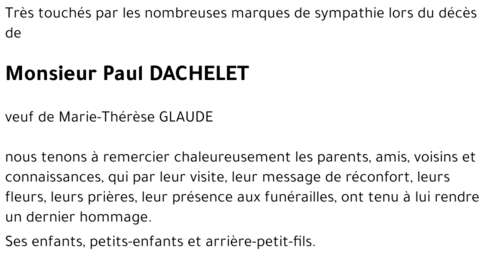 Paul DACHELET