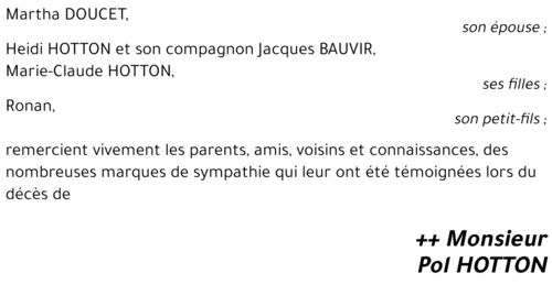 Pol HOTTON