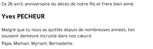 Yves PECHEUR