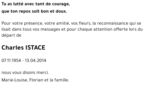 Charles ISTACE