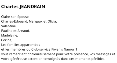 Charles JEANDRAIN
