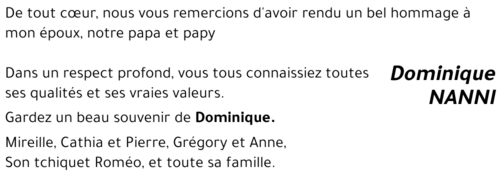 Dominique NANNI