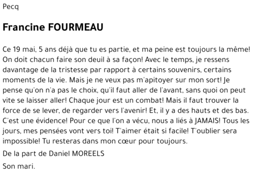 Francine FOURMEAU