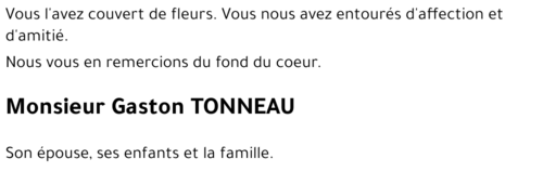 Gaston TONNEAU
