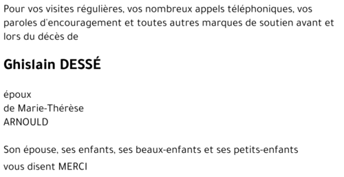 Ghislain DESSÉ