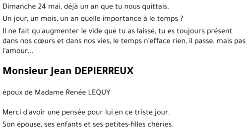 Jean DEPIERREUX