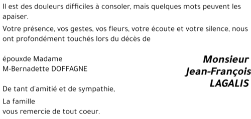 Jean-François LAGALIS
